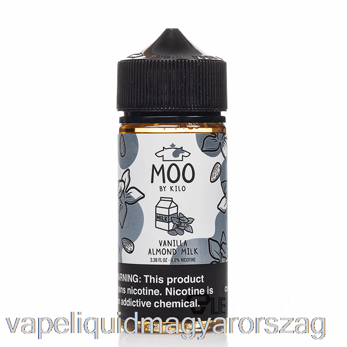 Vaníliás Mandulatej - Moo E-liquids - 100 Ml 6 Mg Vape E Cigi
